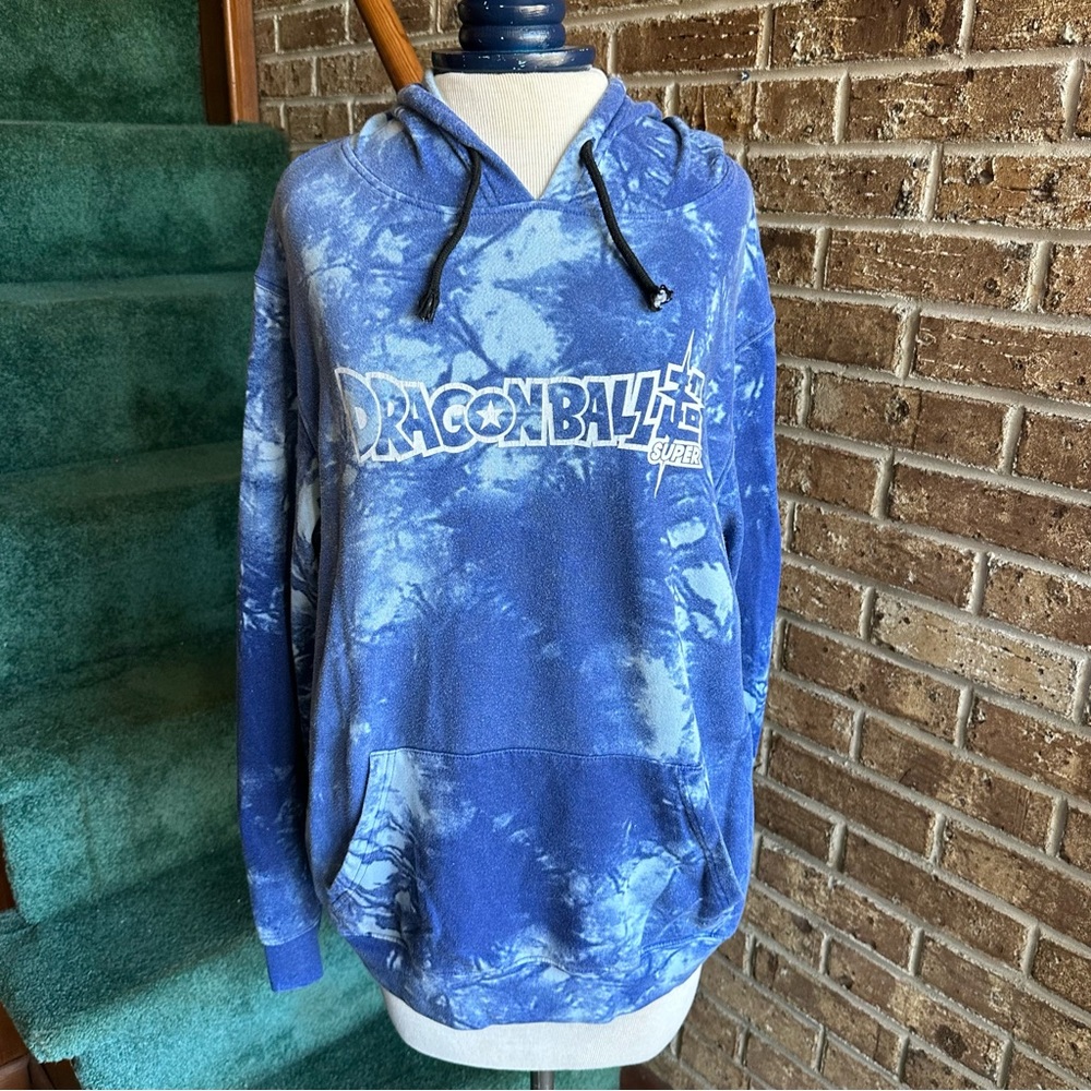 Dragon Ball Super Tie-Dye Super Saiyan Blue Goku and Vegeta Hoodie